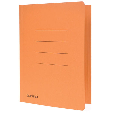 Classex - Aktenordner Class'ex, 3 Klappen ft 18,2 x 22,5 cm (für ft Notebook), orange