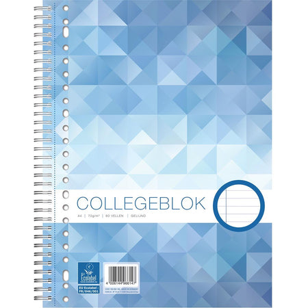 Arbeit - Vorlesungsblock A4-Linie 23 Löcher 80 Blatt 70gr