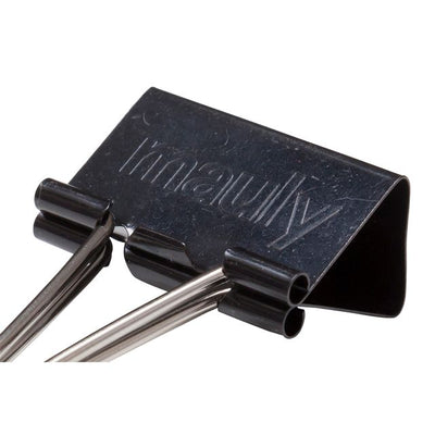 Maul - Büroklammer Foldback 215 13mm schwarz 12 Stück