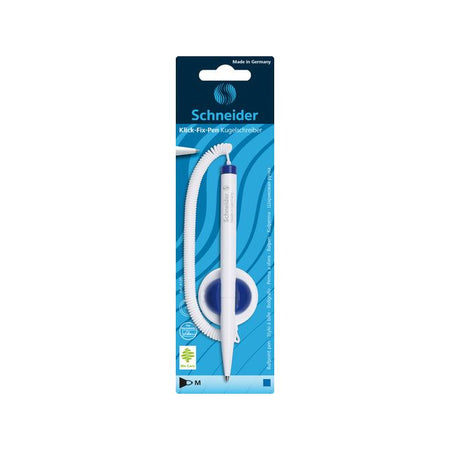 Schneider - Counter-Kugelschreiber Click-Fix mittelblau Blister à 1 Stück