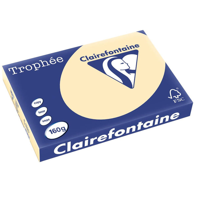 Clairefontaine -  Trophée tel, gekleurd papier, A3, 160 g, 250 vel, gems