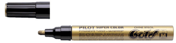 Pilot -Filz -Tip Pilot Super Sc -g M Gold | 12 Stücke