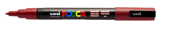 Posca pc3m f dunkelrot