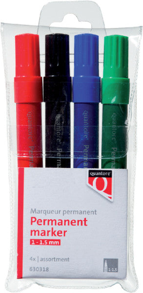 Quantore -Filz -Tip -Stift um 1-1,5 mm Arsch | 10 Stücke