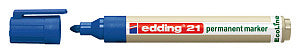 Edding - Permanent Marker Ecoline e -21 Blau