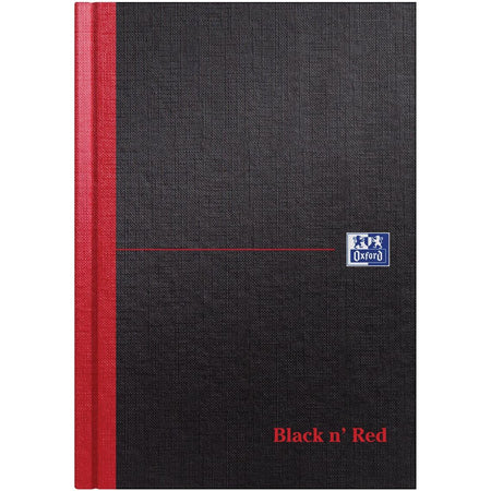 Oxford - Notizbuch Black n' Red A5 96 Blatt Linie