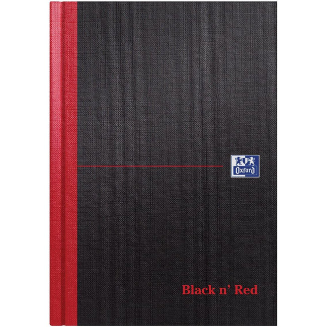 Oxford - Notizbuch Black n' Red A5 96 Blatt Linie