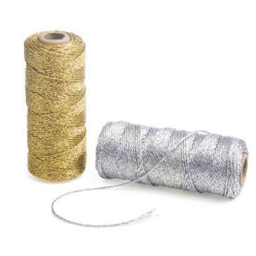 Kordel auffällig 1,5 mm x 25 Meter auf einer Rolle aus Silber