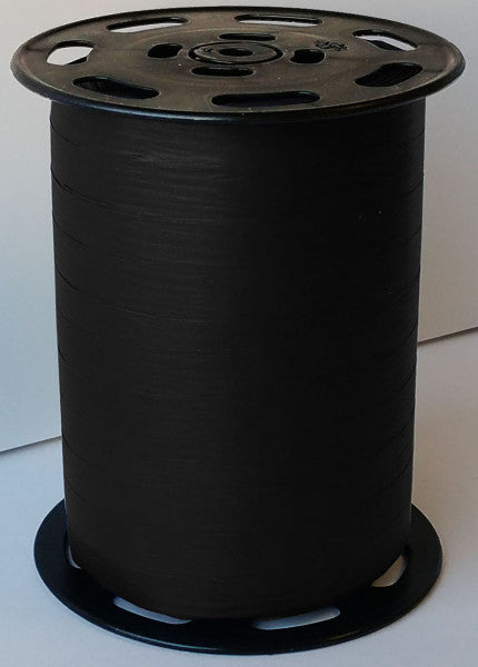 Kräuselband – Papieroptik, 10 mm x 250 m, Farbe 23 Schwarz