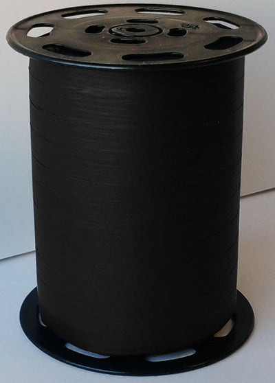 Kräuselband – Papieroptik, 10 mm x 250 m, Farbe 23 Schwarz
