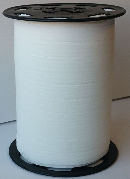 Kräuselband in Papieroptik, 10 mm x 250 m, Farbe 51 Weiß