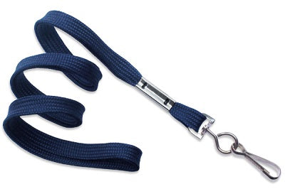 Klika -  Keycord met metalen haak, br 10mm donkbl