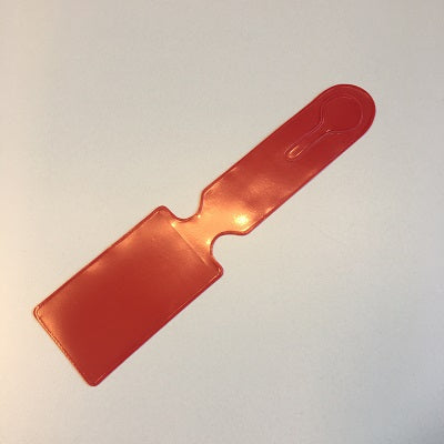 Klika -  Kofferlabel 55x230mm rood insteek 250st