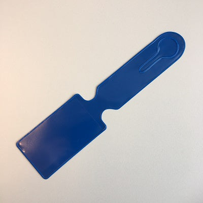 Klika -  Kofferlabel 55x230mm blauw insteek 250st