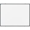 Smit Visual - Softline Whiteboard, Emaille, magnetisch, schwarzes Profil, 120 x 90 cm