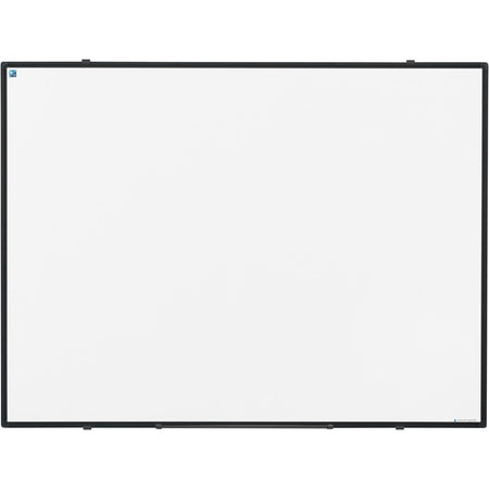Smit Visual - Softline Whiteboard, Emaille, magnetisch, schwarzes Profil, 120 x 90 cm