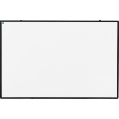 Smit Visual - Softline Whiteboard, Emaille, magnetisch, schwarzes Profil, 90 x 60 cm