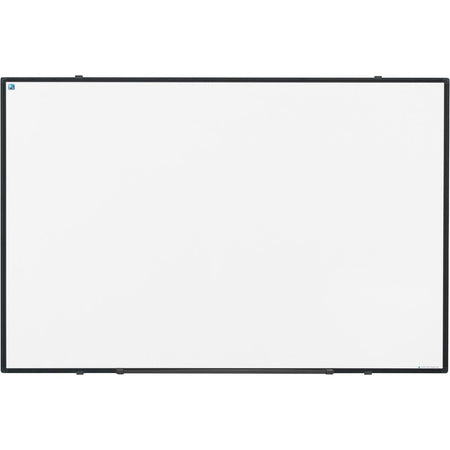 Smit Visual - Softline Whiteboard, Emaille, magnetisch, schwarzes Profil, 90 x 60 cm