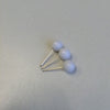 Klika -  Speld met witte kunststof knop 6mm x16mm