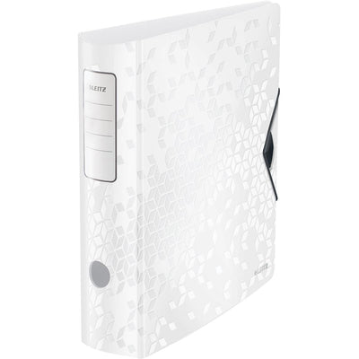 Leitz - WOW-Ordner Aktiver Rücken von 8,2 cm, weiß