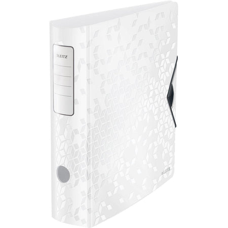 Leitz - WOW-Ordner Aktiver Rücken von 8,2 cm, weiß
