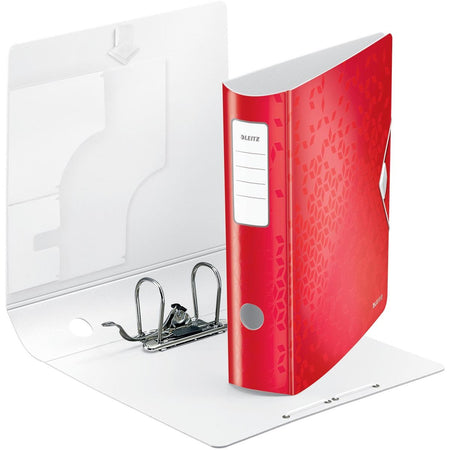 Leitz - WOW Ordner Active Rücken 8,2 cm, rot