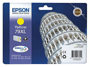 Epson - Inkcartridge 79xl, 2.000 Seiten, OEM C13T79044010, Geel