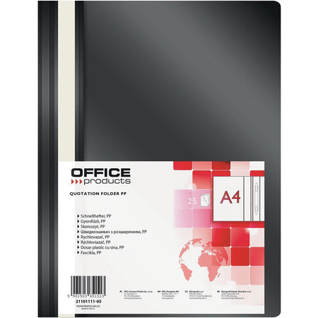 OFFICE-Produkte - Schnellfix-Ordner, schwarz