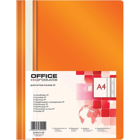 OFFICE products -   snelhechtmap, oranje