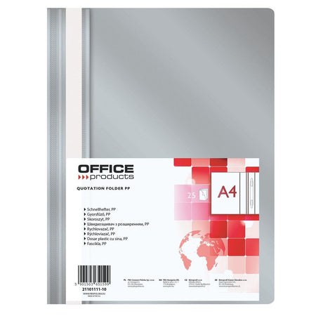 OFFICE products -   snelhechtmap, grijs