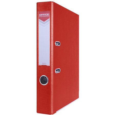 OFFICE products -   ordner, voor A4, uit karton, rug van 5,5 cm, rood