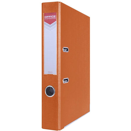 OFFICE products -   ordner, voor A4, uit karton, rug van 5,5 cm, oranje