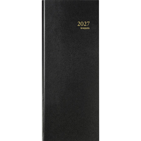 Brepols - Agenda 2026 Saturn Lima 1 Tag/1 Seite schwarz