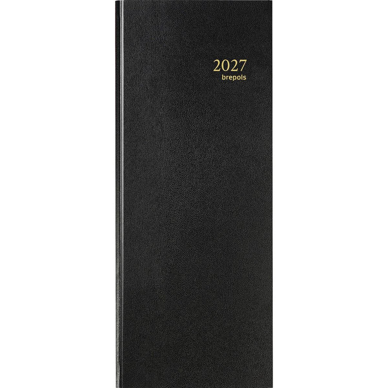 Brepols - Agenda 2026 Saturn Lima 1 Tag/1 Seite schwarz