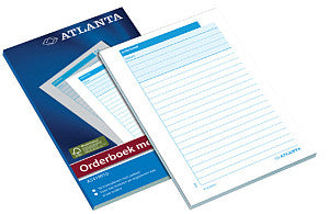 Atlanta - Mit Auftragbuch 50 x 2 Blatt, 18,5 x 11 cm, 1 Carbonblatt