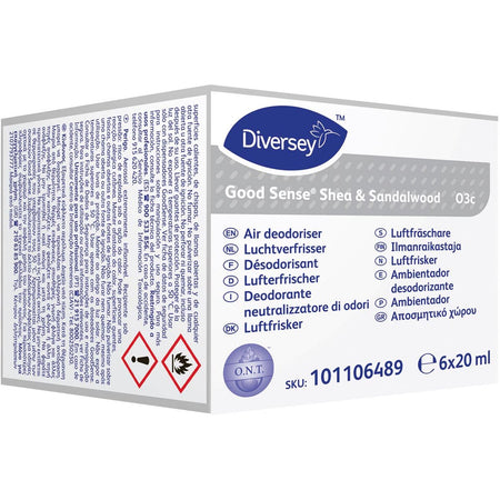 Good Sense – Gute Nachfüllung für automatischen Lufterfrischer, Shea-Sandelholz, 6er-Pack