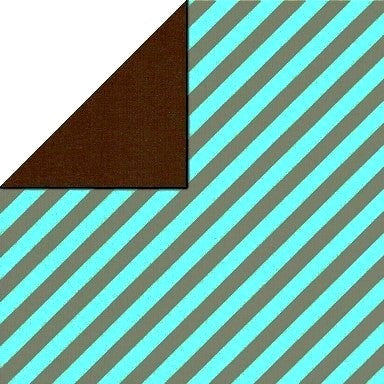 Klika - Geschenkpapier Geschenkpapier Goldstreifen über blau gerippt 50 cm