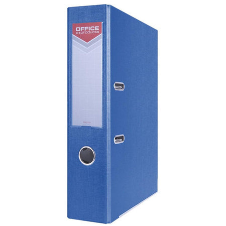OFFICE products -   ordner, voor A4, uit karton, rug van 7,5 cm, blauw