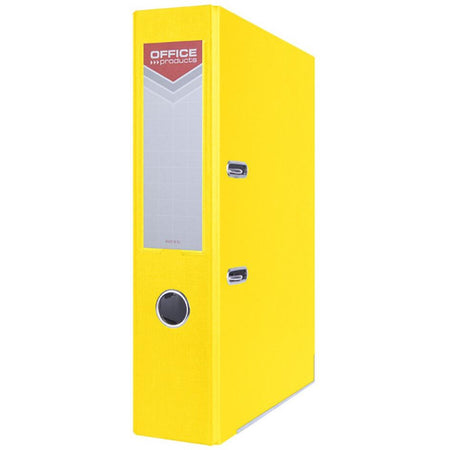 OFFICE products -   ordner, voor A4, uit karton, rug van 7,5 cm, geel