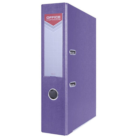 OFFICE products -   ordner, voor A4, uit karton, rug van 7,5 cm, paars