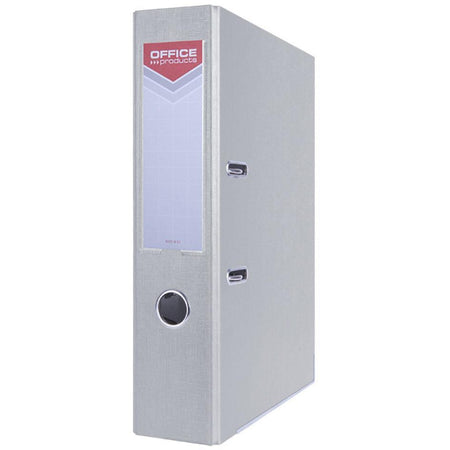 OFFICE products -   ordner, voor A4, uit karton, rug van 7,5 cm, grijs