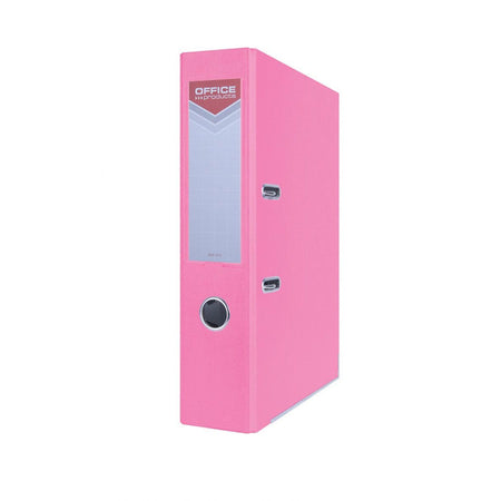 OFFICE products -   ordner, voor A4, uit karton, rug van 7,5 cm, roze