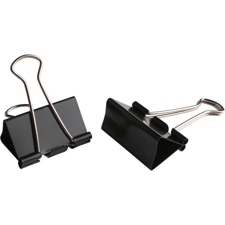 LPC - Foldback-Clip, 41 mm, schwarz, Karton à 12 Stück