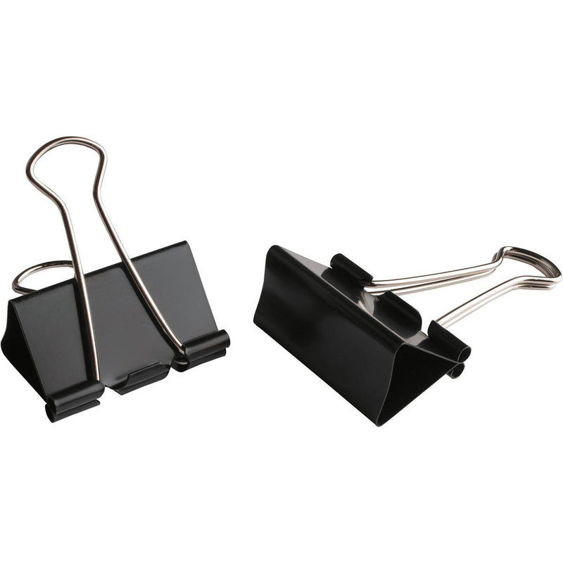 LPC - Foldback-Clip, 41 mm, schwarz, Karton à 12 Stück