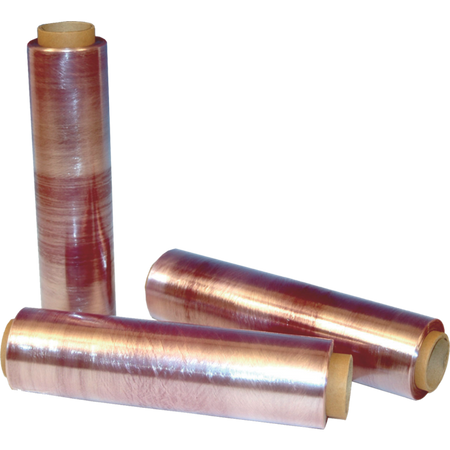 Klika - Folie | Stretchfolie perforiert | PVC | 30cm | 500m | 8my | transparent | 3 Rollen