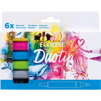Talens - Duotip Ecoline Set mit 6 Grundteilen
