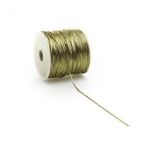 Rundes elastisches Gold 2 mm x 100 Meter auf einer Rolle