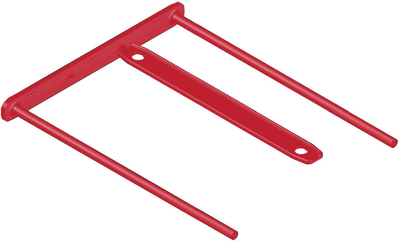 Bankers Box - Archivordner D-Clip, Box à 100 Stück, rot