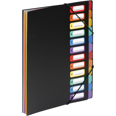 Viquel – Sortiermappe „Rainbow Class“, ft A4, mit 12 Fächern