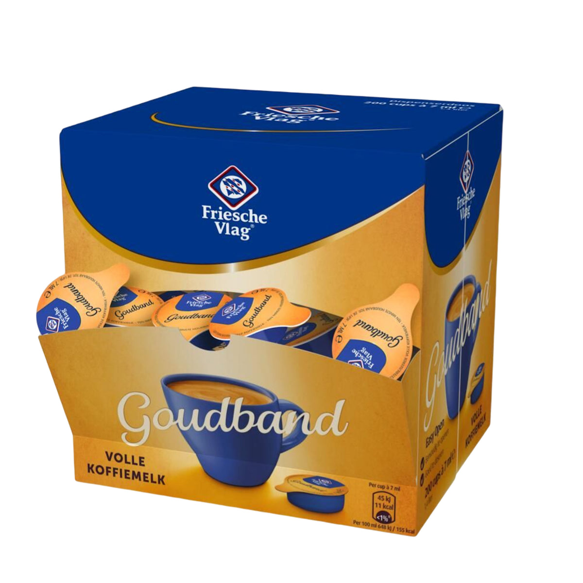 Friesische Flagge - Kaffeemilch Goldband 7 ml 200 Tassen